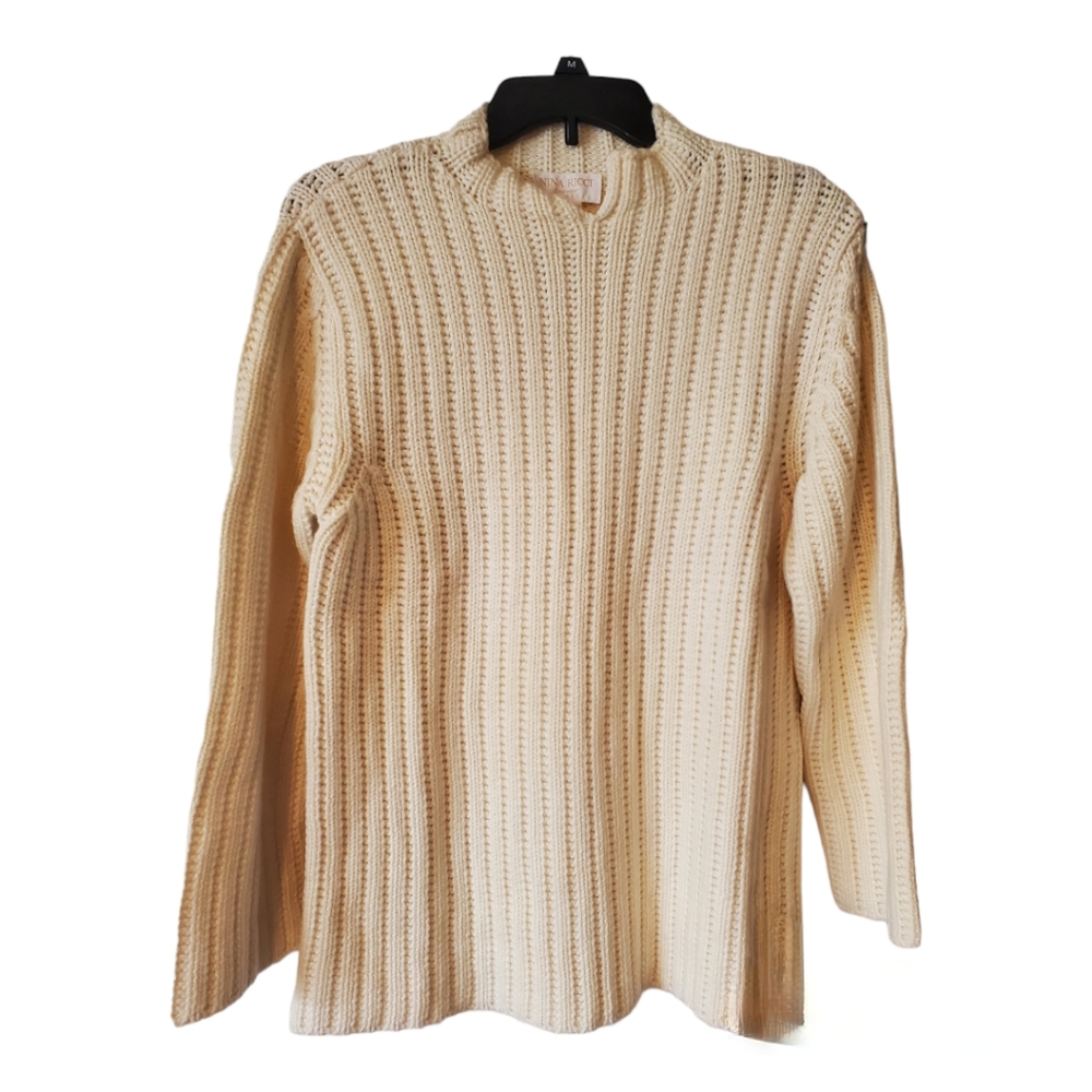 Nina Ricci Chunky knit‎ cream sweater - Picture 2 of 6